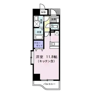 ラフィネ浦和【3階】の間取り