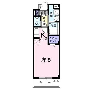 エスポワール南【2階】の間取り