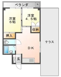 柴又通コーポビアネーズ【6階】の間取り