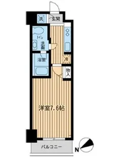 ミュプレ練馬桜台【4階】の間取り