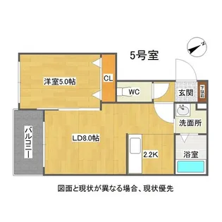 Posh栄通(ポッシュ栄通)【1階】の間取り