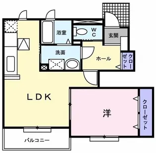 パスタラル【1階】の間取り