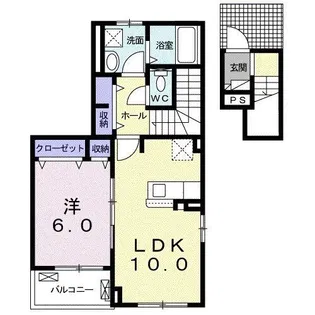 グラン ソレイユ【2階】の間取り