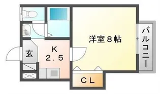 問屋町ハイツ2号館【2階】の間取り