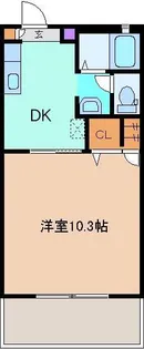 シルクハイツ B【1階】の間取り