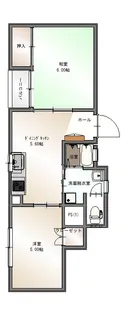 ドナーズマンション【2階】の間取り