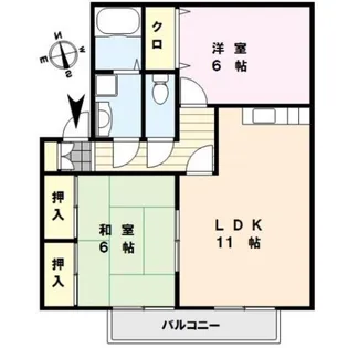 シャルムIV【1階】の間取り