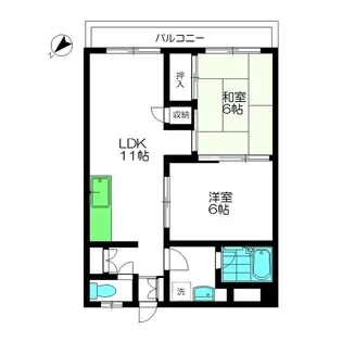 メゾン青葉台【4階】の間取り