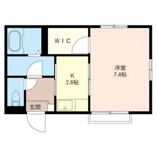 アーバンハイムB【1階】の間取り