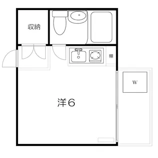 サンハイツ洗足【2階】の間取り