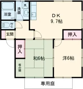 キャトルセゾンI【1階】の間取り