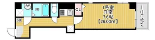 Brun Court Minamisenju【6階】の間取り