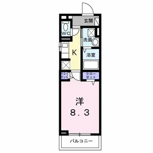 コンテ池田【3階】の間取り