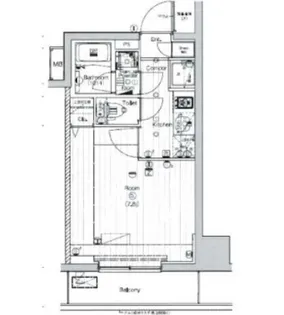 PREMIUM CUBE 代々木上原 プレミアムキューブ代々木上原【3階】の間取り
