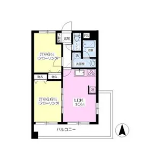 リエス曽根田【5階】の間取り