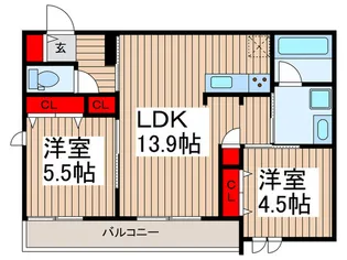 Villa Foresta【3階】の間取り
