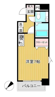 フェスシントミ【4階】の間取り