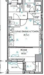 レヴィーナ東京・八重洲通り【2階】の間取り
