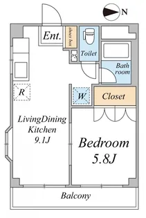 シティライフ第6天神前【3階】の間取り