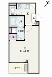 Jack unokiIII【1階】の間取り