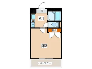 社家小町弐番館【3階】の間取り