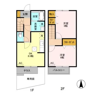 ウィルコートの間取り