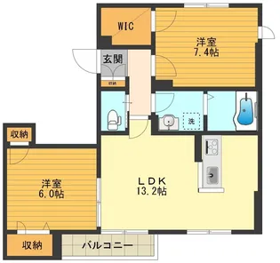 Espoir II【3階】の間取り