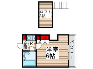 ジュネパレス松戸第54【2階】の間取り