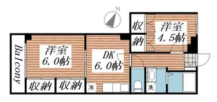 プレステージヤツ【2階】の間取り