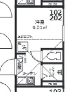 LUXST【1階】の間取り