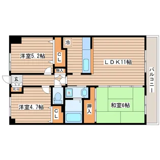 第5小島ビル【5階】の間取り