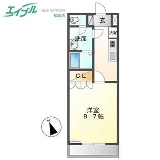 コンフォルト藤【2階】の間取り