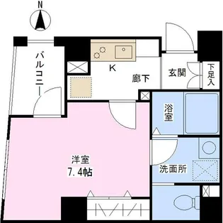 カージルビル【3階】の間取り