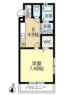 ローズガーデン参番館【3階】の間取り