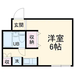 桜館6【3階】の間取り