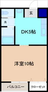メゾンHSB・1【1階】の間取り