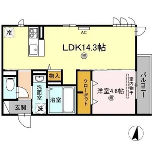アリエッタ【3階】の間取り
