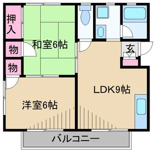 キャロットハイツ【2階】の間取り