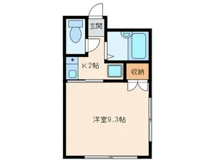 高見ビル【2階】の間取り