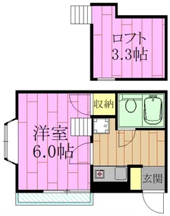 コモドオシキリ【1階】の間取り
