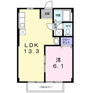 ロイヤルヒルズ【2階】の間取り