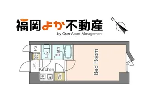 ノアーズアーク博多祇園【8階】の間取り