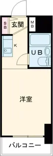 スカイコート下高井戸【7階】の間取り