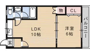 エルソフィア正雀1【3階】の間取り