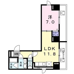ヴェルエ青葉台【6階】の間取り