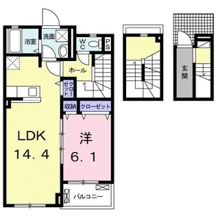 ルピナス N【3階】の間取り