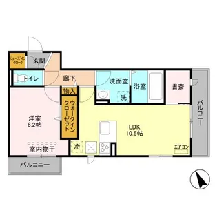 ステーションヒルズ本八幡【1階】の間取り