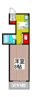 ベルハイム【1階】の間取り