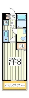 フラットテン【1階】の間取り