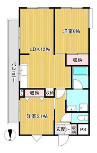 パークヒル鷺沼【4階】の間取り